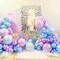 Blue, Purple & Silver Balloon Arch Kit – Metallic Pearl & Snowflake Balloons for Frozen Princess Birthday & Baby Shower